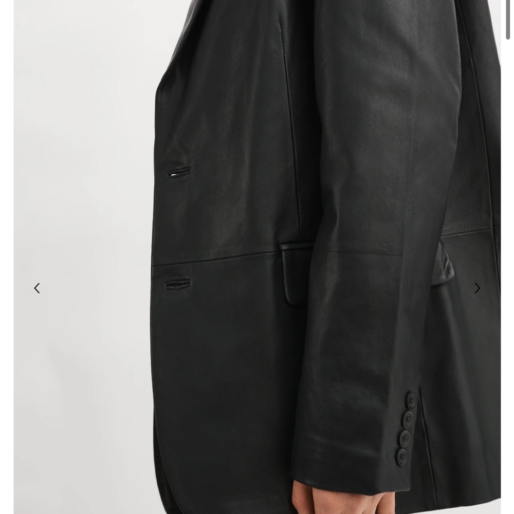 SEXY buttery soft Felina Classic Black Leather Jacket - Picture 5 of 8